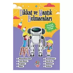 Dikkat Ve Mantık Bulmacaları Mor Kitap