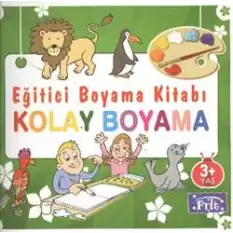 Eğitici Boyama Kitabı - Kolay Boyama