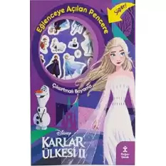 Karlar Ülkesi 2 Eğlenceye Açılan Pencere Çıkartmalı Boyama Kitabı