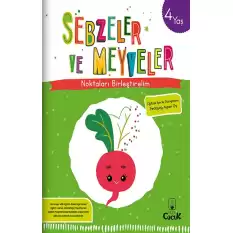 Sebzeler ve Meyveler - Noktaları Birleştirelim (4 Yaş)