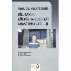 Prof. Dr. Necati Demir Dil Tarih Kültür Ve Edebiyat II