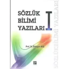 Sözlük Bilimi Yazıları 1