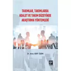 Takımlar, Takımlarda Adalet ve Takım Düzeyinde Araştırma Yöntemleri