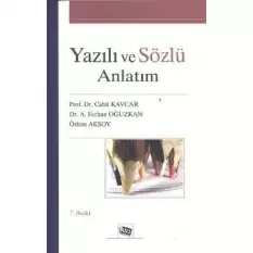 Yazılı ve Sözlü Anlatım