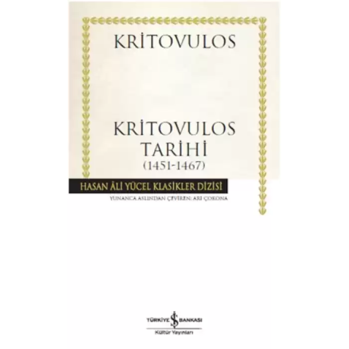 Kritovulos Tarihi (1451-1467)