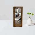 Kişiye Özel 6 mm MDF Fotoğraf Çerçevesi - Üç Bölmeli Sevgiliye Özel Fotoğraf Çerçevesi