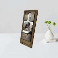 Kişiye Özel 6 mm MDF Fotoğraf Çerçevesi - Üç Bölmeli Sevgiliye Özel Fotoğraf Çerçevesi