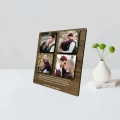 Kişiye Özel 6 mm MDF Fotoğraf Çerçevesi - 4 Bölmeli Sevgiliye Özel Fotoğraf Çerçevesi