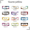 Kişiye Özel Akrilik Ofis Masa Üstü İsimlik Büro Ofis Makam İşyeri Hediyesi Masa İsimliği