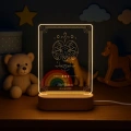 Gece Lambası Çocuk Odası Çalışma Masası Kişiye Özel Akrilik Led Işıklı Burçlara Özel Gece Lambası