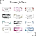 Kişiye Özel Akrilik Masa Üstü İsimlik Büro Ofis Makam İşyeri Hediyesi Masaüstü İsimliği