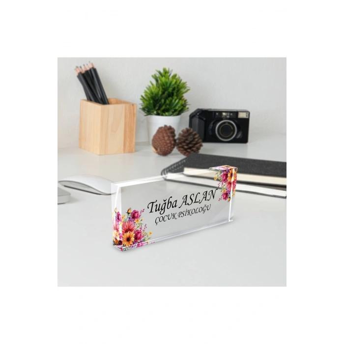 Masaüstü İsimlik Masa Üstü İsimlik Akrilik Masa İsimliği Ofis Makam İşyeri Hediyesi