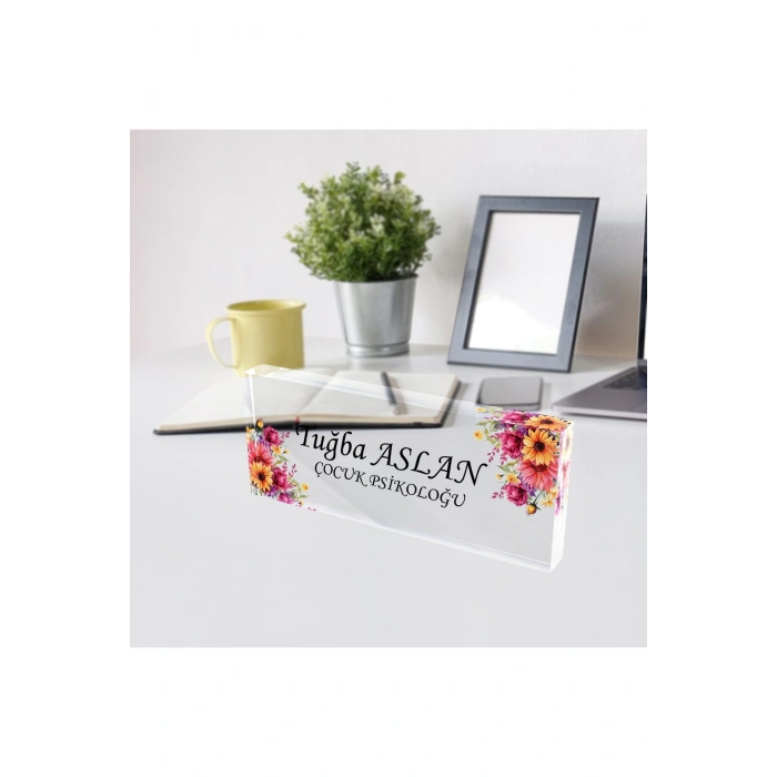 Masaüstü İsimlik Masa Üstü İsimlik Akrilik Masa İsimliği Ofis Makam İşyeri Hediyesi