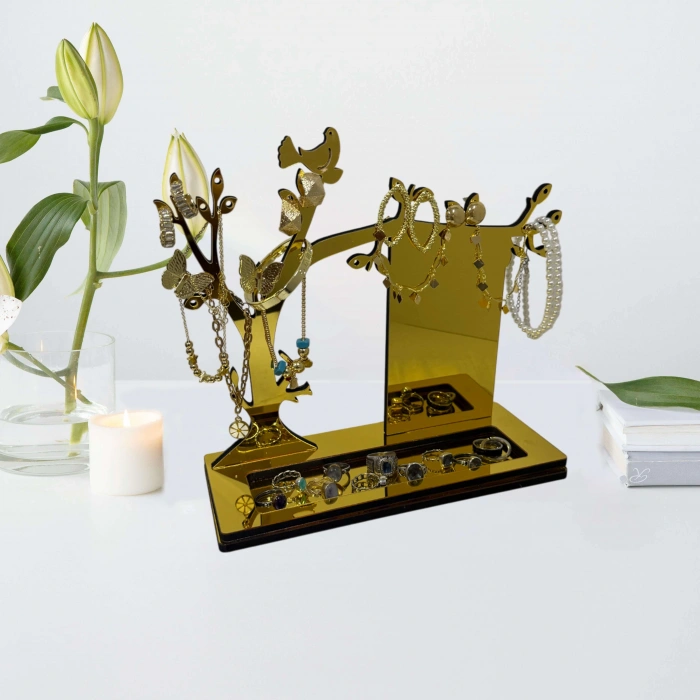 Altın ve Gümüş Takı Standı, Takılık, Küpelik, Bileklik, Kolye Seti, Takı Dolabı Düzenleyici