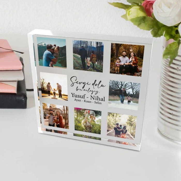 Kişiye Özel Fotoğraflı Anı Plaketi, Akrilik Fotoğraf Çerçevesi