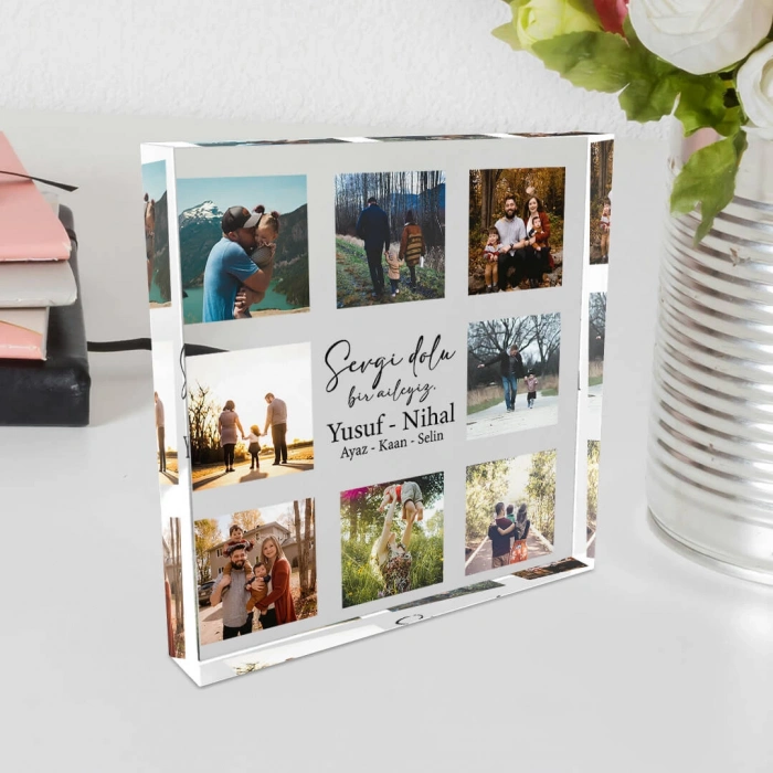 Kişiye Özel Fotoğraflı Anı Plaketi, Akrilik Fotoğraf Çerçevesi