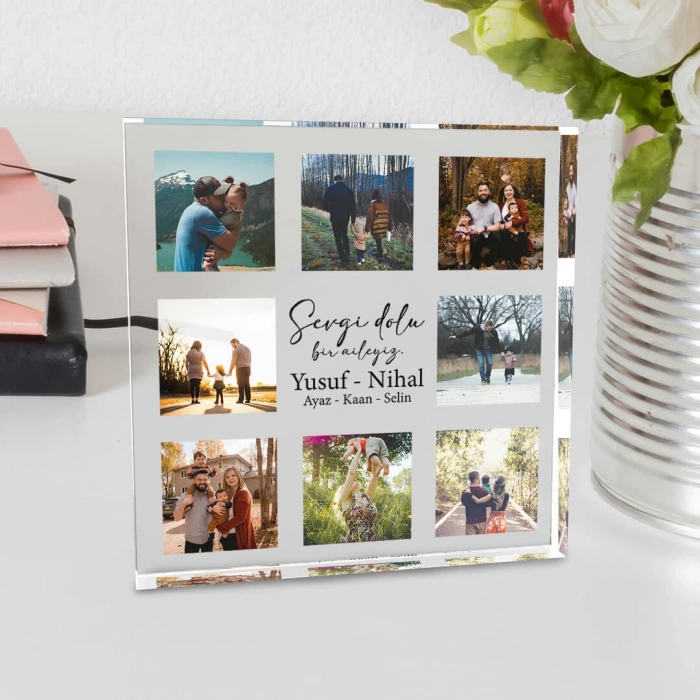 Kişiye Özel Fotoğraflı Anı Plaketi, Akrilik Fotoğraf Çerçevesi