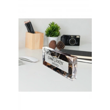 Masaüstü İsimlik Masa Üstü İsimlik Akrilik Masa İsimliği Ofis Makam İşyeri Hediyesi