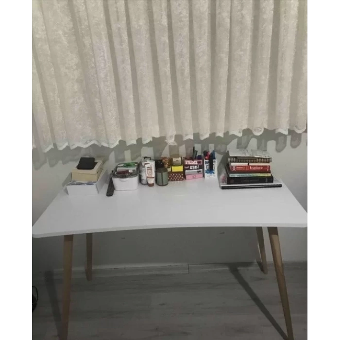 Mutfak Masası 60x120cm Sabit Beyaz
