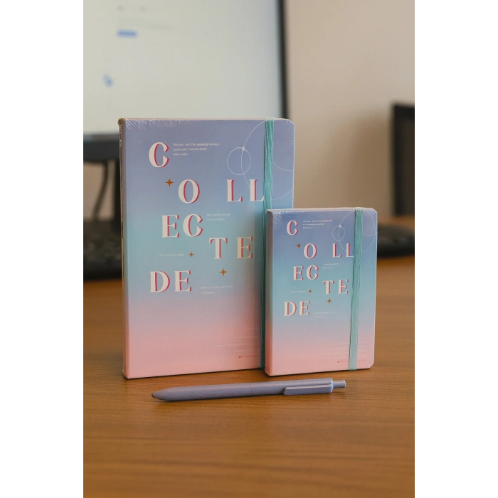 2 Adet Ajanda Çizgili Not Defteri-Uçlu Kalem Hediyeli Collectede