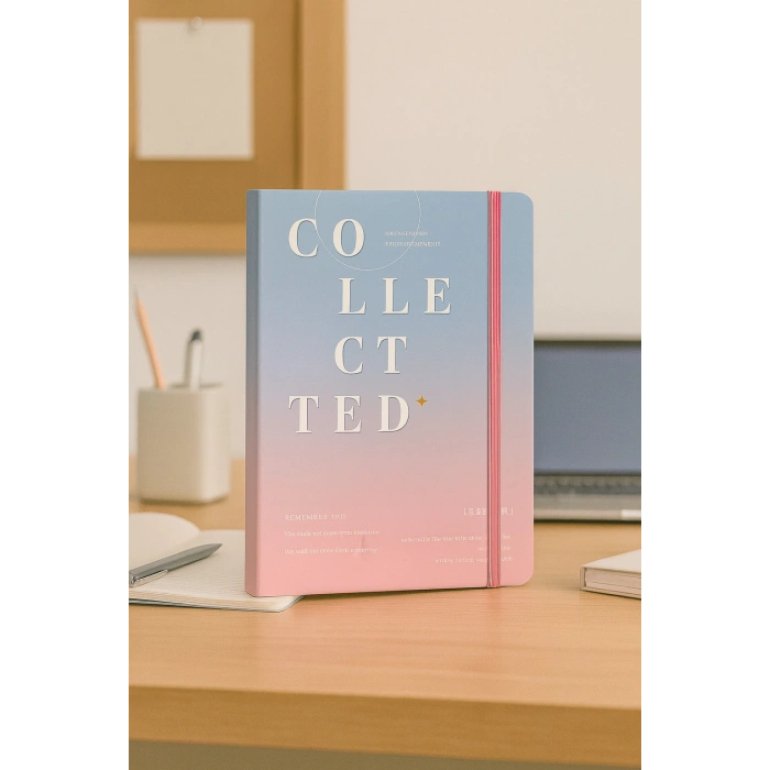 2 Adet Ajanda Çizgili Not Defteri-Uçlu Kalem Hediyeli Collectede