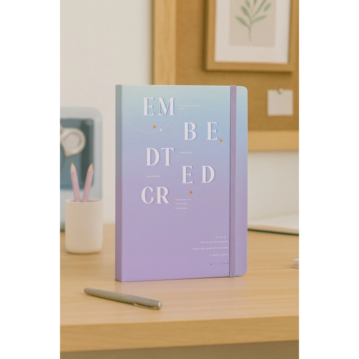 2 Adet Ajanda Çizgili Not Defteri-Uçlu Kalem Hediyeli Embedtedcr