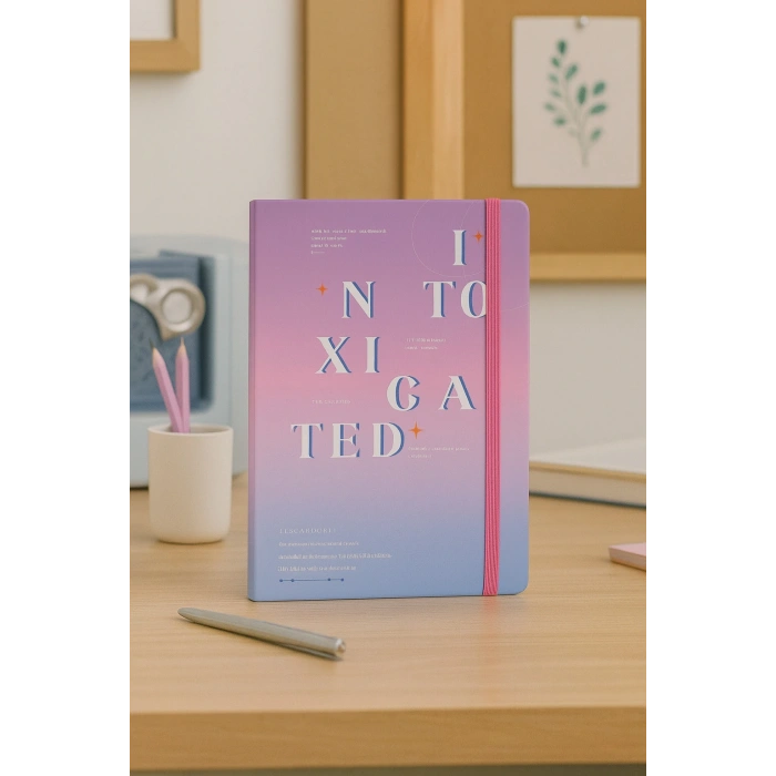 Ajanda Günlük Çizgili Not Defteri Notebook Intoxicated