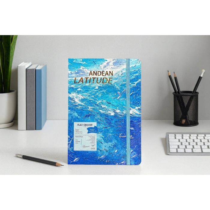Ajanda Günlük Kareli Not Defteri Notebook Andean Latitude