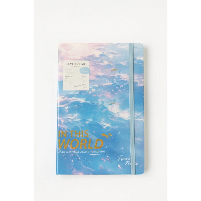 Ajanda Günlük Kareli Not Defteri Notebook In This World