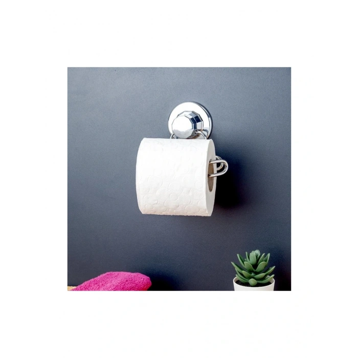 Banyo Köşe Rafı Tek Katlı Şampuanlık Vidalı + Vakumlu Tuvalet Kağıtlık