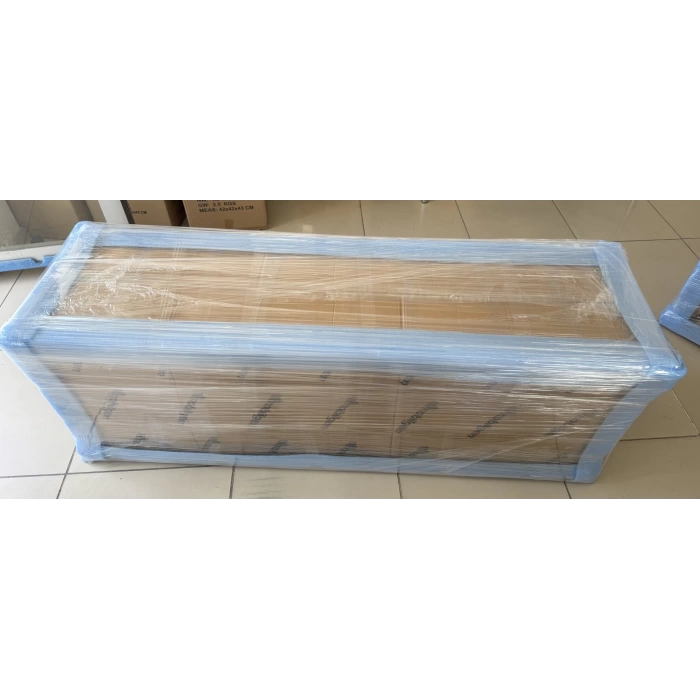 Bohem Yemek Odası Konsol 4 Kapaklı Beyaz-Meşe 160cm-Kurulu Gönderilir