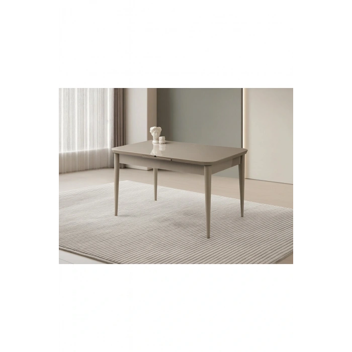 Hg Cappicino Ortadan Açılır Büyüyen Yemek Masası 90x160cm