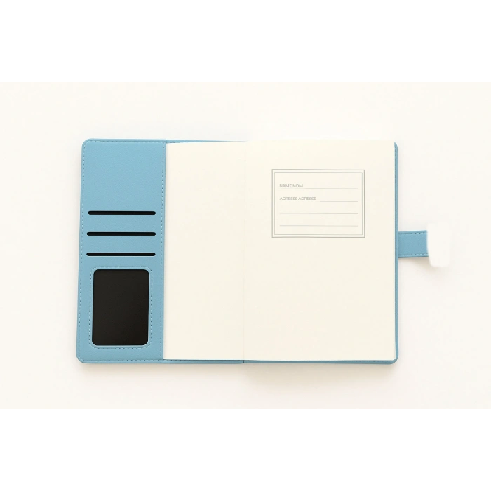 Kilitli Ajanda Günlük Not Defteri Notebook Mavi İthal Ürün