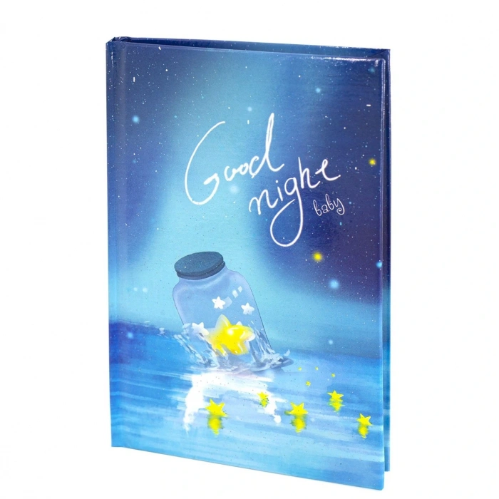 Kilitli Kutulu Ajanda Günlük Not Hatıra Defteri Notebook Yıldız