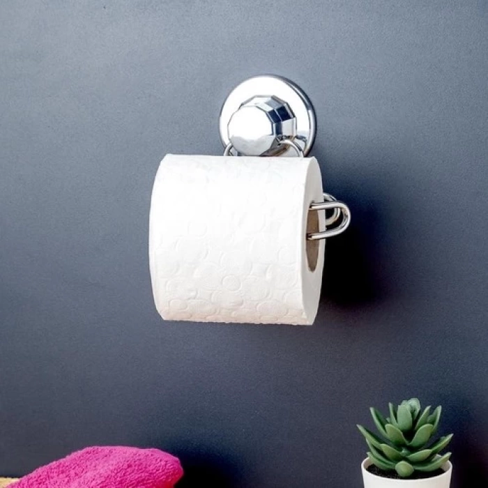 Vakumlu Banyo Tuvalet Kağıdı Askısı Krom 2 Adet Gönderilir