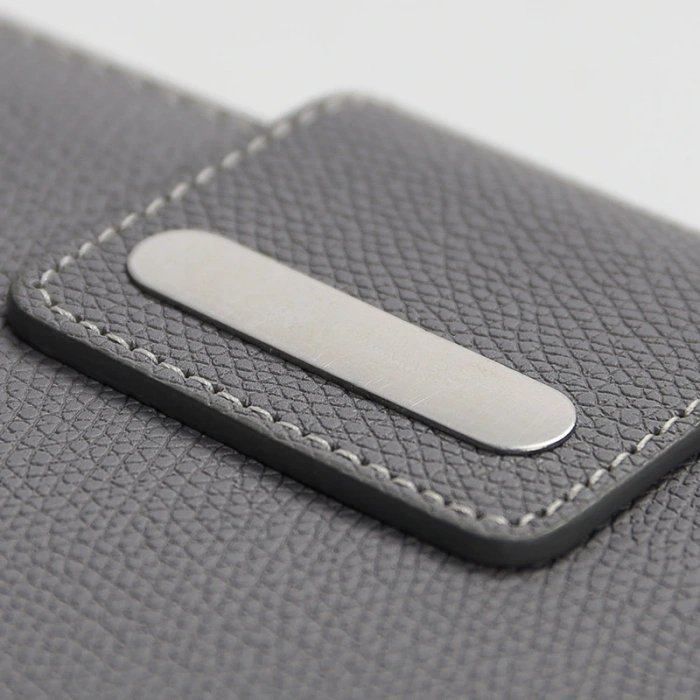 Mıknatıs Kapaklı Kalemli Ajanda Günlük Not Defteri Notebook Gri