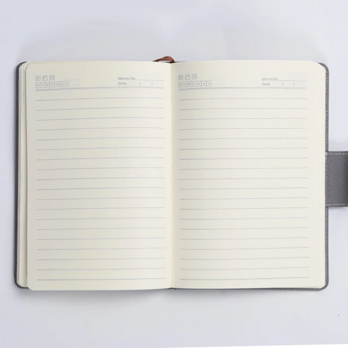 Kumaş Mıknatıs Kapaklı Kalemli Ajanda Günlük Not Defteri Notebook Kahve