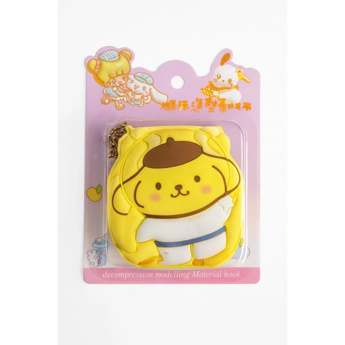 Sanrio Pompompurin Not Defteri Zincirli Anahtarlık Hediyelik Defter Puf Kapak