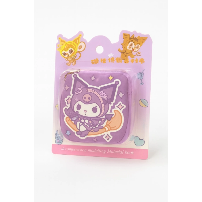 Kuromi Not Defteri Zincirli Anahtarlık Hediyelik Defter Puf Kapak