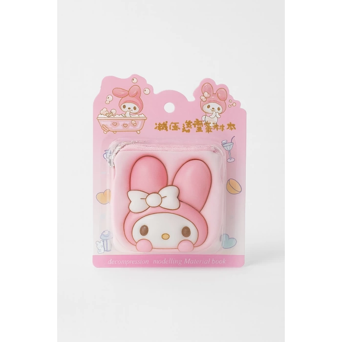 Sanrio My Melody Not Defteri Zincirli Anahtarlık Hediyelik Defter Puf Kapak