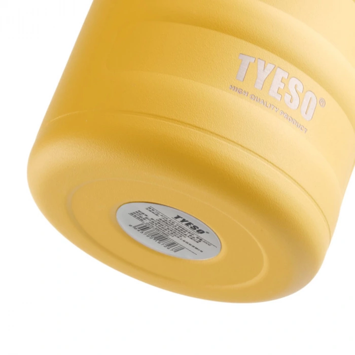 Paslanmaz Çelik Termos Su Şişesi 360ml Vakumlu Kapak Sarı İthal Ürün