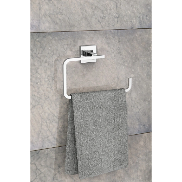 Paslanmaz Tuvalet Havlu Askısı Krom Duvara Monte
