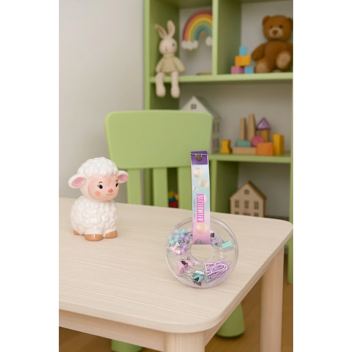 Pastel Renkli Klips Ataş Tutacak İğne Sevimli Set