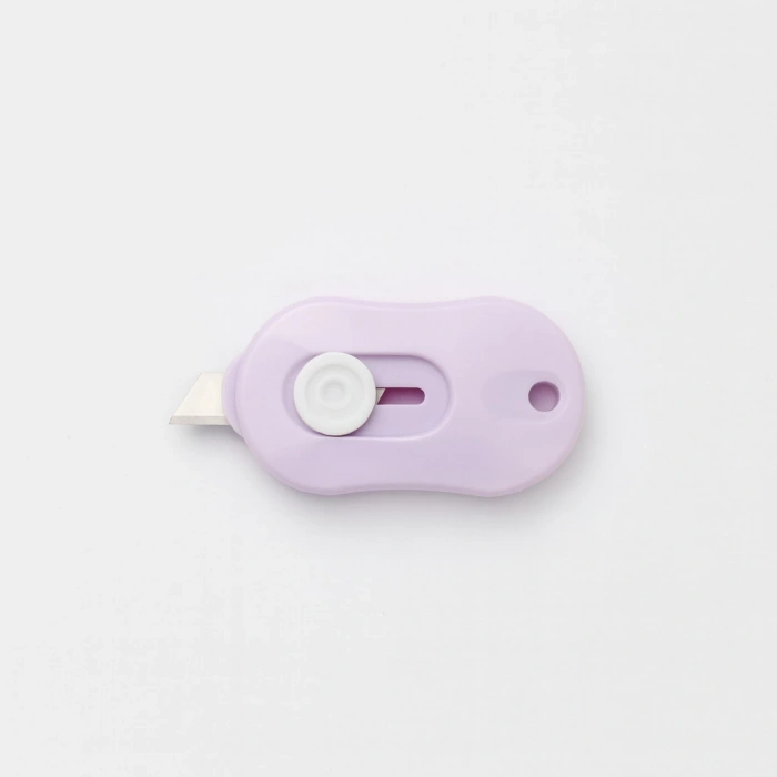 Taşınabilir Mini Maket Bıçağı Zarf Açıcı Lila
