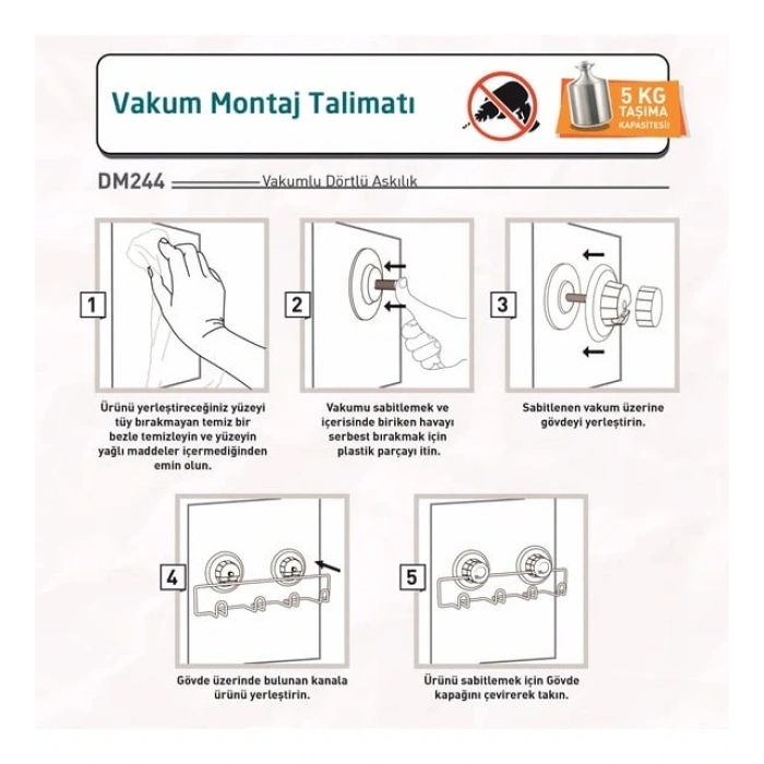 Vakumlu 3 Katlı Folyoluk Strech Film ve Kağıt Havluluk Siyah