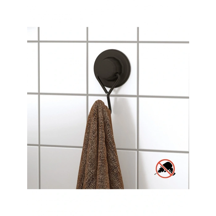 Vakumlu Banyo Havlu Askısı Siyah