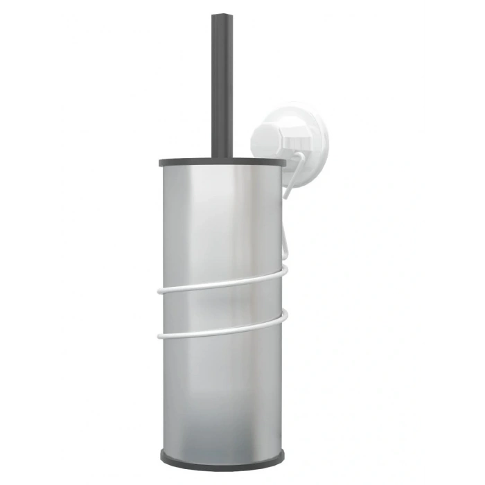 Vakumlu Duvara Monte Klozet Fırçası Beyaz