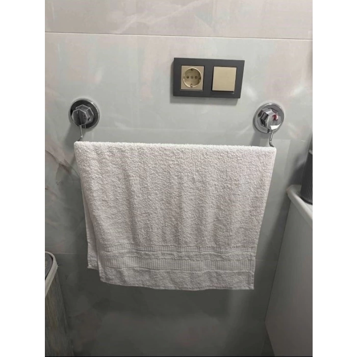 Vakumlu Krom Kaplama Banyo Tuvalet Havlu Askısı