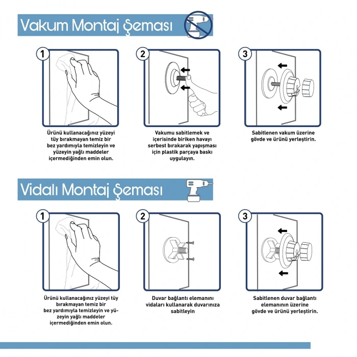Vakumlu Tuvalet Kağıdı Askısı Yedekli Siyah S275