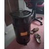 Pedallı Metal Galvaniz Mutfak Banyo Kapaklı Çöp Kovası 16 Lt Siyah